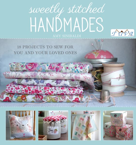 Cover art for Sweetly stitched handmades / Amy Sinibaldi.