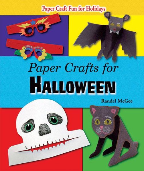 Cover art for Paper crafts for Halloween / Randel McGee.