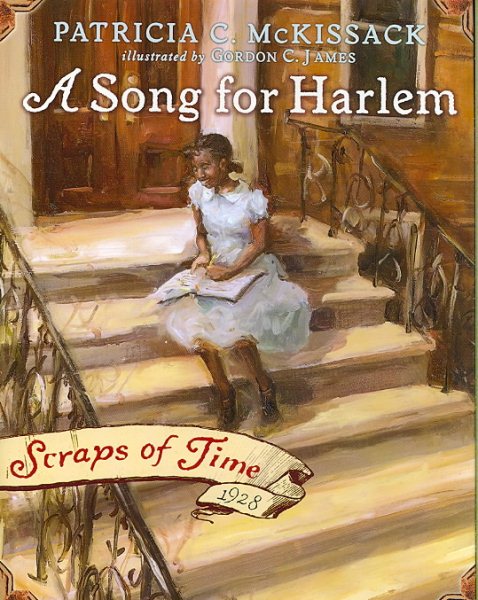Cover art for A song for Harlem / by Patricia C. McKissack   illustrations by Gordon C. James.