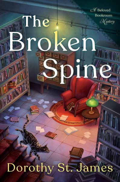 Cover art for The broken spine / Dorothy St. James.