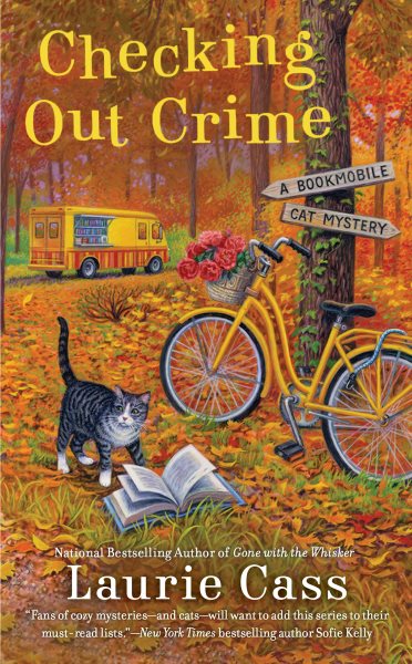 Cover art for Checking out crime / Laurie Cass.