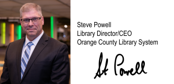 Portrait photo of Steve Powell, Library Director/CEO, Orange County Library System