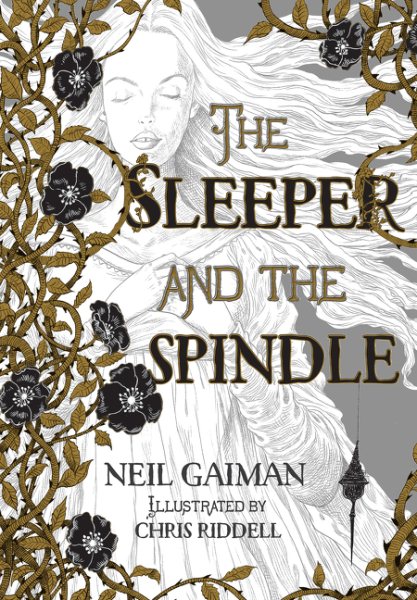 Cover art for The sleeper and the spindle / Neil Gaiman illustrated by Chris Riddell.