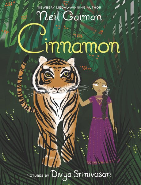Cover art for Cinnamon / Neil Gaiman pictures by Divya Srinivasan.