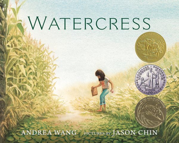 Cover art for Watercress / Andrea Wang   illustrated by Jason Chin.