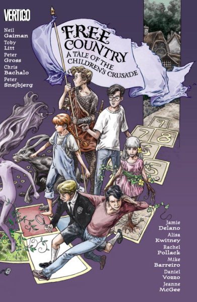 Cover art for Free Country : a tale of the children's crusade / cover art: Mark Buckingham.