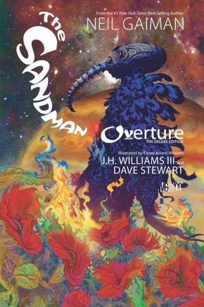 Cover art for The Sandman : overture deluxe edition / Neil Gaiman   illustrated by JH Williams III.