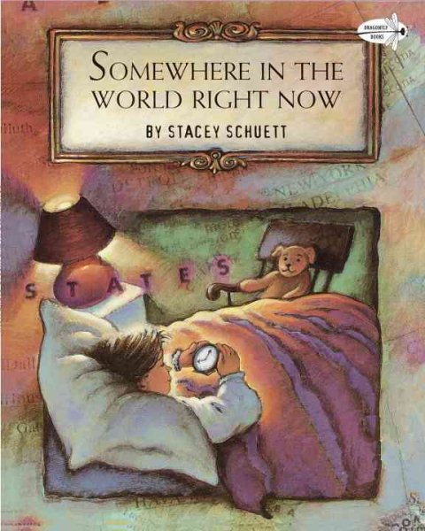 Cover art for Somewhere in the world right now / by Stacey Schuett.