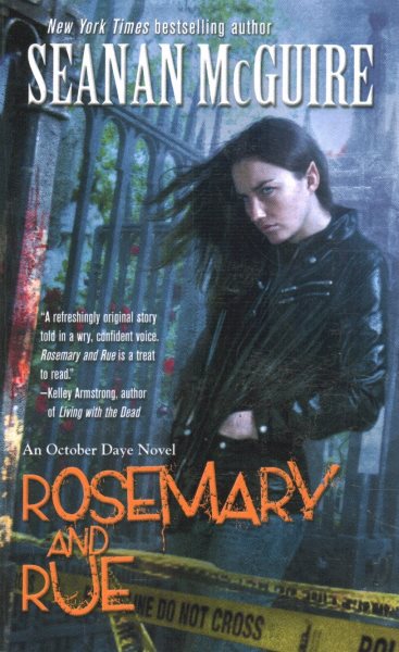 Cover art for Rosemary and rue / by Seanan McGuire.