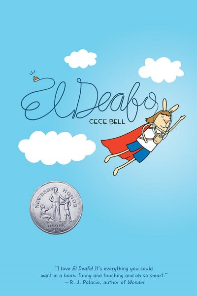 Cover art for El deafo / Cece Bell   color by David Lasky.