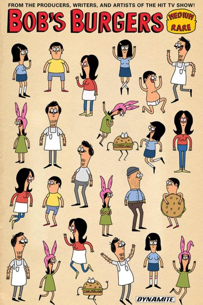 Cover art for Bob's Burgers : medium rare / writers