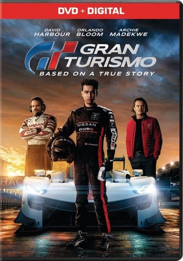 Cover art for Gran turismo [DVD videorecording] / Columbia Pictures presents   a PlayStation Productions/2.0 Entertainment production   directed by Neill Blomkamp   screenplay by Jason Hall and Zach Baylin   story by Jason Hall and Alex Tse   produced by Doug Belgrad