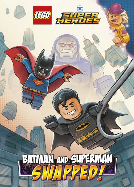 Cover art for LEGO DC super heroes. Batman and Superman swapped! / by Richard Ashley Hamilton.