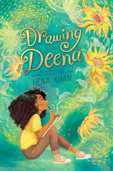 Cover art for Drawing Deena / Hena Khan.