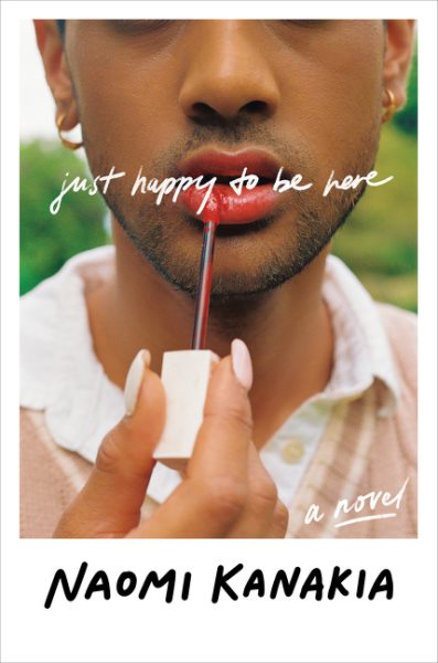 Cover art for Just happy to be here / Naomi Kanakia.