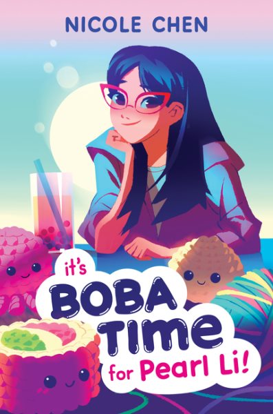 Cover art for It's boba time for Pearl Li! / Nicole Chen.