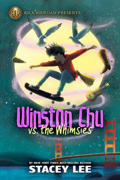 Cover art for Winston Chu vs. the whimsies / by Stacey Lee.