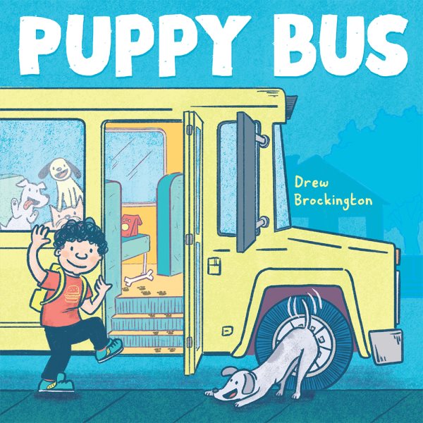 Cover art for Puppy bus / Drew Brockington.