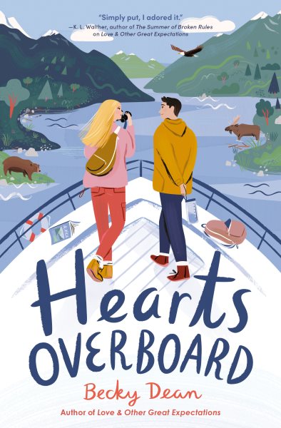 Cover art for Hearts overboard / Becky Dean.