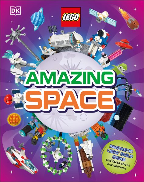 Cover art for Amazing space / written by Arwen Hubbard   models designed and built by Simon Pickard and Tim Goddard.
