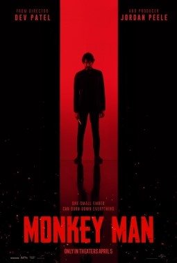 Cover art for Monkey man  [DVD videorecording]/ directed by Dev Patel   screenplay by Dev Patel