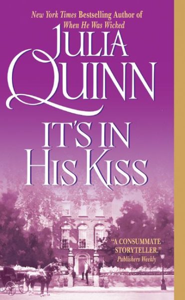 Cover art for It's in his kiss / Julia Quinn.