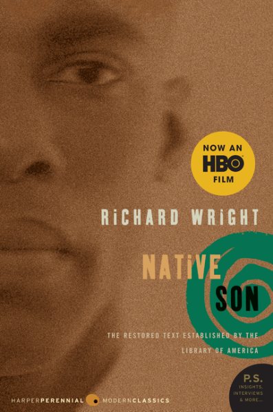 Cover art for Native son / Richard Wright   with an introduction by Arnold Rampersad.