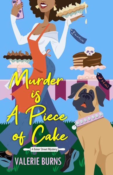 Cover art for Murder is a piece of cake / Valerie Burns.