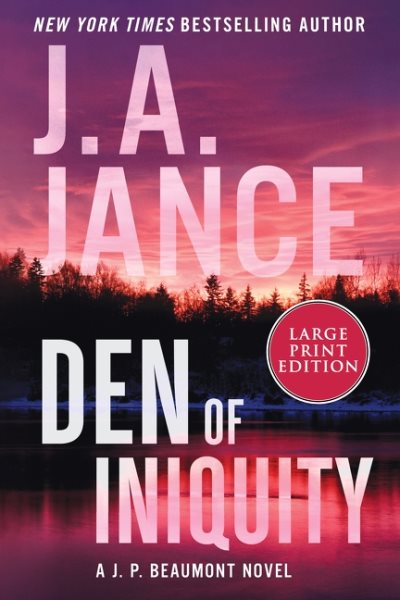 Cover art for Den of iniquity / J. A. Jance.