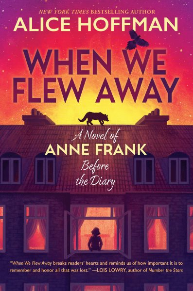 Cover art for When we flew away : a novel of Anne Frank