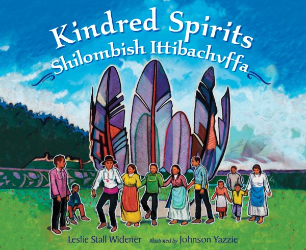 Cover art for Kindred spirits = Shilombish ittibachvffa / Leslie Stall Widener   illustrated by Johnson Yazzie.