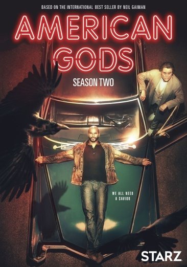 Cover art for American gods. Season 2 [DVD videorecording] / Starz Originals presents   FremantleMedia North America   developed for television by Bryan Fuller & Michael Green.