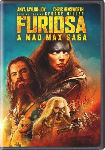 Cover art for Furiosa : a Mad Max saga [DVD videorecording] / a Kennedy Miller Mitchell production   a George Miller film   directed by George Miller   written by George Miller