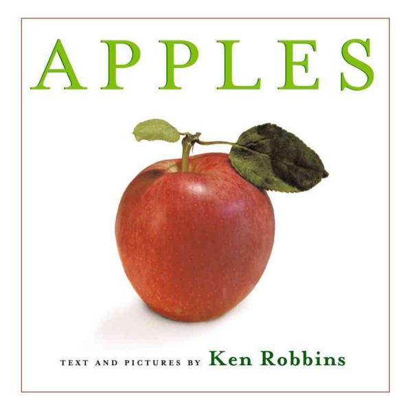 Cover art for Apples / text and pictures by Ken Robbins.