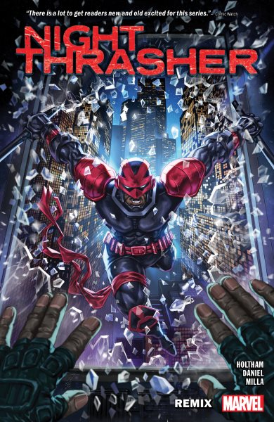 Cover art for Night Thrasher. Remix / writer