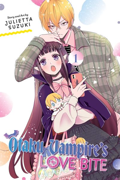 Cover art for Otaku vampire's love bite. 1 / story and art by Julietta Suzuki   English translation & adaptation