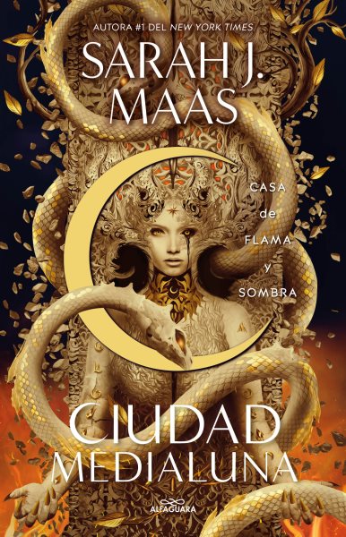 Cover art for Casa de flama y sombra / Sarah J. Maas   traducción de Carolina Alvarado Graef.