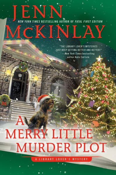 Cover art for A merry little murder plot / Jenn McKinlay.