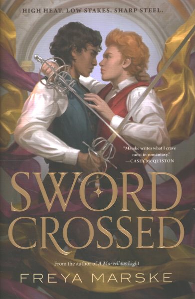 Cover art for Swordcrossed / Freya Marske.