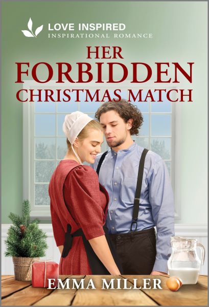 Cover art for Her forbidden Christmas match / Emma Miller.