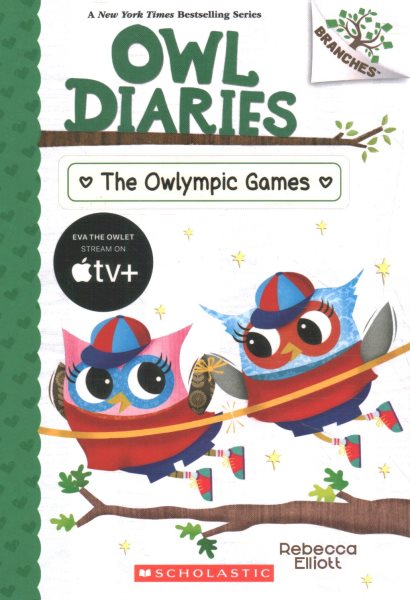 Cover art for The Owlympic games / Rebecca Elliott.