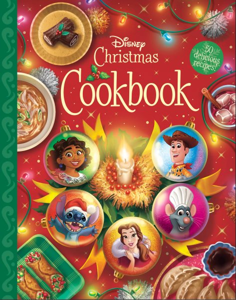 Cover art for Disney Christmas cookbook / recipes