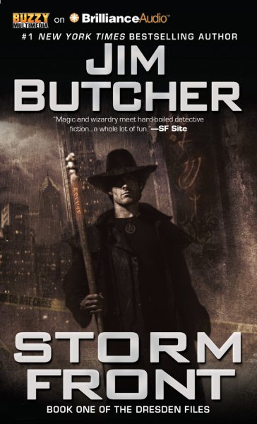 Cover art for Storm front [CDB UNABRIDGED]] / Jim Butcher.