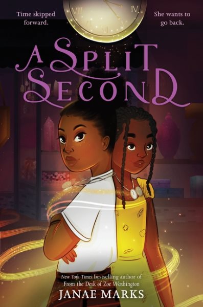 Cover art for A split second / Janae Marks.