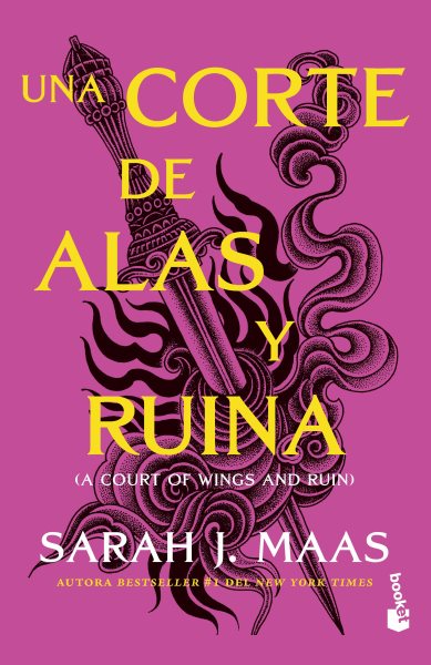 Cover art for Una corte de alas y ruina / Sarah J. Maas   traducción