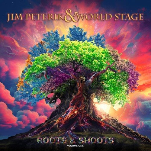 Cover art for Roots & shoots. Volume 1 [CD sound recording] / Jim Peterik & World Stage.