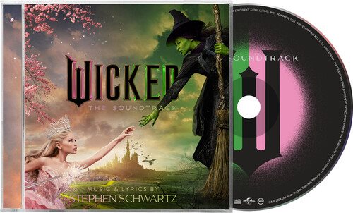 Cover art for Wicked [CD sound recording] : the soundtrack / music and lyrics by Stephen Schwartz.