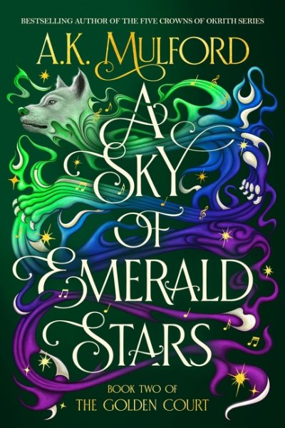 Cover art for A sky of emerald stars / A. K. Mulford.