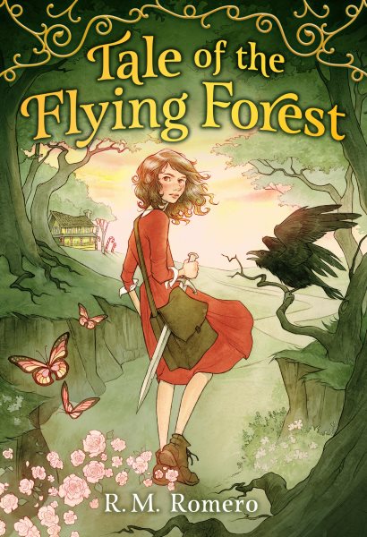 Cover art for Tale of the flying forest / R.M. Romero   illustrations by E.K. Belsher.