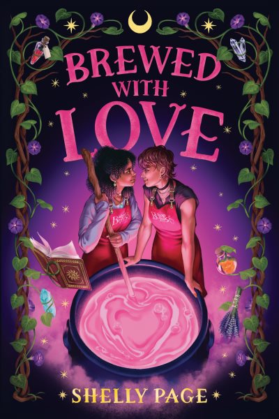 Cover art for Brewed with love / Shelly Page.